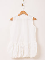 【2色展開】Meridian バルーン ノースリーブ ミニワンピース