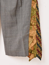 リメイク ドッキングネクタイ フレアパンツ W34