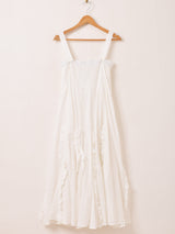 【2色展開】Emerald Motel ピンタック入り フリル キャミソールワンピース