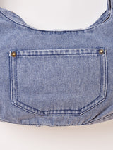 【2色展開】デニム ショルダーバッグ