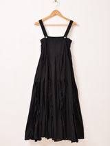 【2色展開】Emerald Motel ピンタック入り フリル キャミソールワンピース