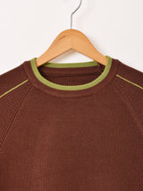 【2色展開】Elcamino ラインデザイン セーター