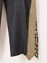 リメイク ドッキングネクタイ フレアパンツ W32