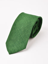 【6色展開】リネン 無地 ネクタイ