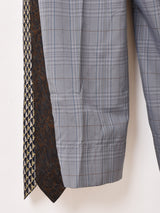 リメイク ドッキングネクタイ フレアパンツ W34