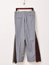 リメイク ドッキングネクタイ フレアパンツ W34