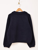 【2色展開】Elcamino ウエスタンモチーフ ジップアップカーディガン