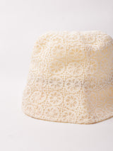 【2色展開】レース クロシェハット