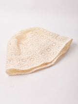 【2色展開】レース クロシェハット