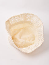 【2色展開】レース クロシェハット