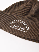 【2色展開】刺繍入り ニットキャップ「REDONDOBRACH SKATE PARK」
