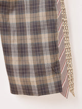 リメイク ドッキングネクタイ フレアパンツ W35