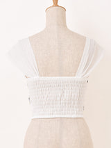 【2色展開】Meridian フラワー刺繍 コルセット ビスチェ