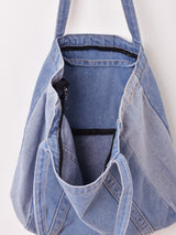 【2色展開】デニム トートバッグ