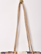 【2色展開】ストロー ストライプ トートバッグ