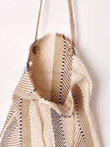 【2色展開】ストロー ストライプ トートバッグ