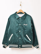 【2色展開】Backers パッチ 刺繍 コーデュロイ スタジアムジャケット「ALLEY CATS」