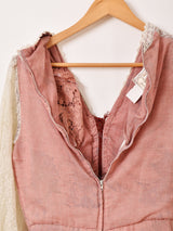 70's "GUNNE SAX" レース 長袖ワンピース