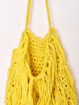 【3色展開】フリンジ カラー ハンドバッグ