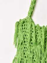 【3色展開】フリンジ カラー ハンドバッグ