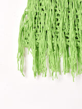 【3色展開】フリンジ カラー ハンドバッグ