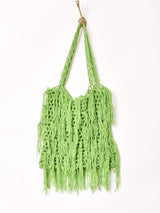 【3色展開】フリンジ カラー ハンドバッグ