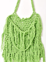 【3色展開】フリンジ カラー ハンドバッグ