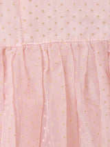 80’s Made in USA "JESSICA McCLINTOCK" ドット柄 フリル ロングドレス