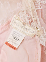 80’s Made in USA "JESSICA McCLINTOCK" ドット柄 フリル ロングドレス