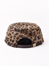 レオパード柄 ワークキャップ