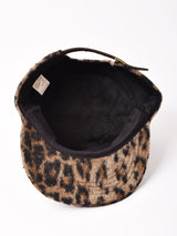 レオパード柄 ワークキャップ