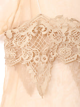 【2色展開】Meridian シアー ドッキングキャミソール付き 半袖トップス