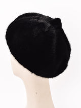 【2色展開】フェイクファー ベレー帽