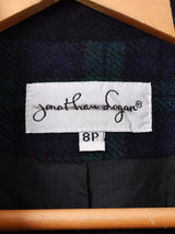 アメリカ製 チェック柄 テーラードジャケット