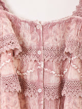 【3色展開】Emerald Motel エスニック レーヨン 刺繍 フリル キャミソール