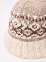 ノルディック柄 ニットハット