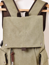 【2色展開】キャンバス バックパック