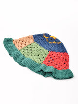 【2色展開】カラフル グラニー ニットハット