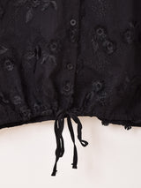 【2色展開】Meridian フラワー刺繍 半袖シャツ