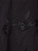 【2色展開】Meridian フラワー刺繍 半袖シャツ