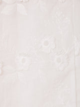 【2色展開】Meridian フラワー刺繍 半袖シャツ