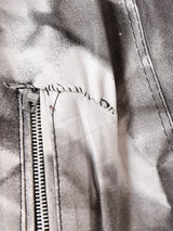 ペイントパターン フェイクレザージャケット