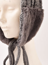 【3色展開】ケーブルニット イヤーマフ