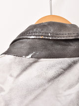 ペイントパターン フェイクレザージャケット