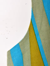 スタンドカラー ストライプ ベスト