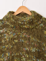 タートルネック シャギーセーター