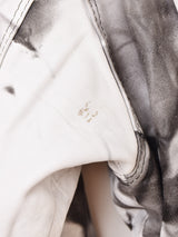 ペイントパターン フェイクレザージャケット