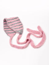 【3色展開】ボーダー ニット イヤーマフ