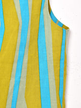 スタンドカラー ストライプ ベスト