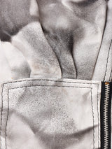 ペイントパターン フェイクレザージャケット